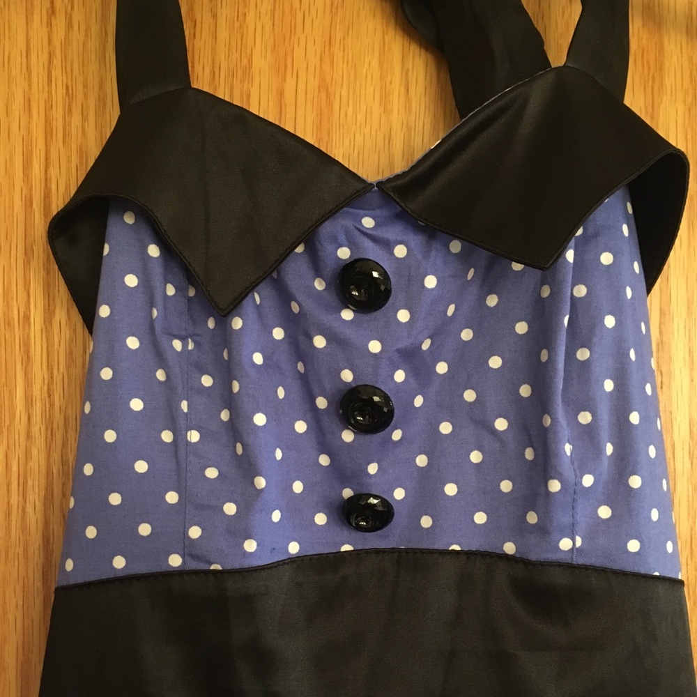 London Vintage Halter Top Dress - Picture 2 of 6